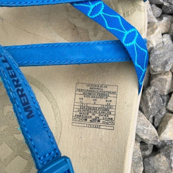 Merrell Jacardia QForm Outdoor Sandals Victoria Blue Women’s Size 11 - Picture 6 of 7